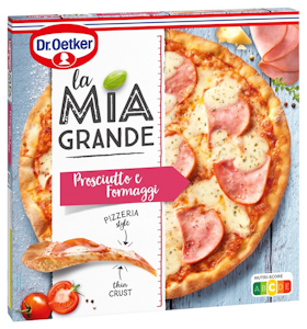 Dr. Oetker La Mia Grande Prosciutto e Formaggi pakastepizza 400 g