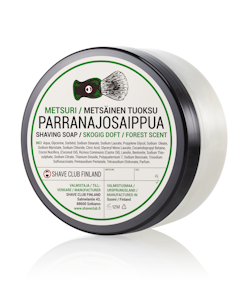 Shave Club Finland parranajosaippua metsuri 80g