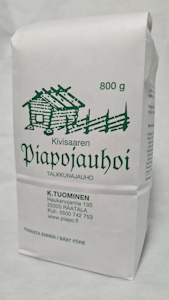 Kivisaaren Piapojauhoi talkkunajauho 800g gluteeniton