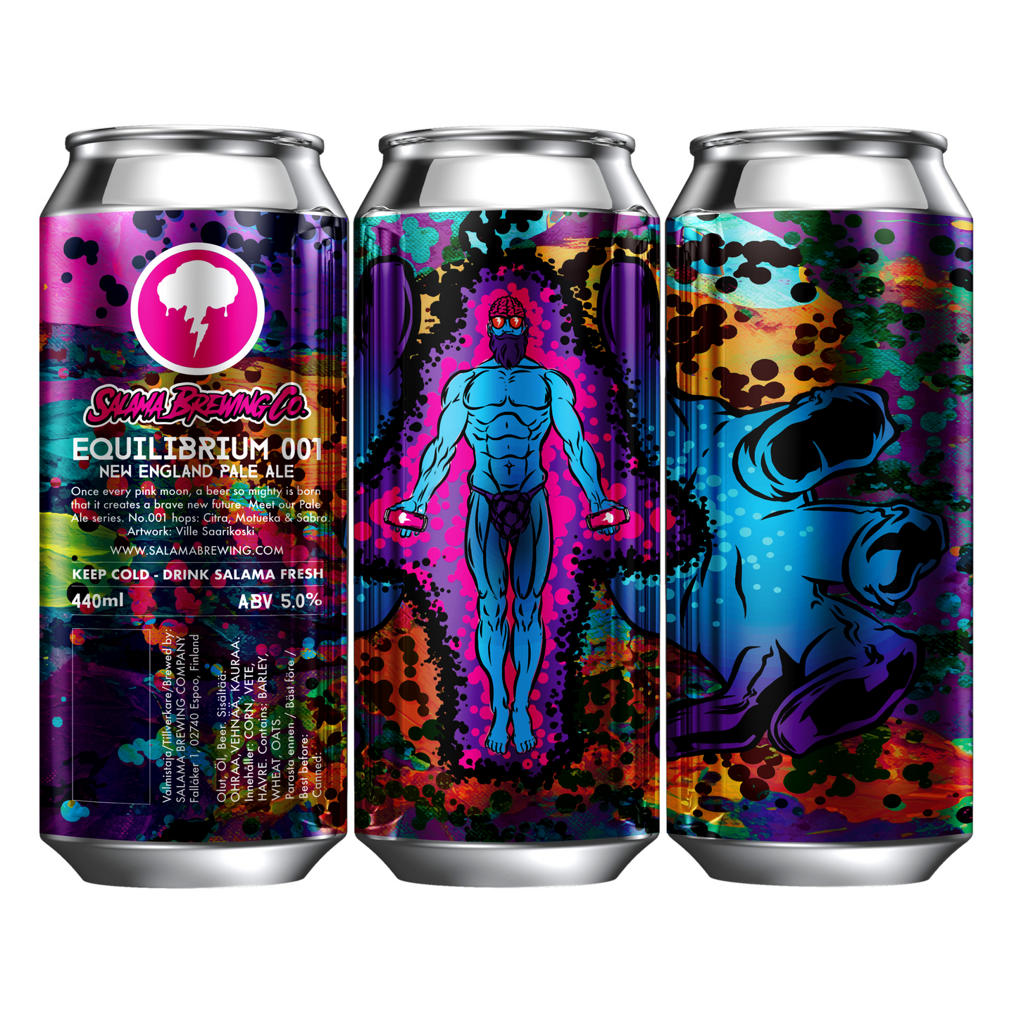Salama Brewing Equilib001 NEPA olut 5,5% 0,44l