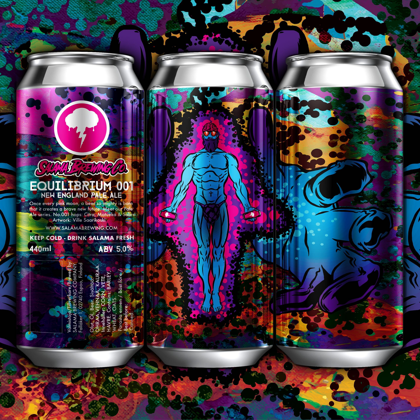 Salama Brewing Equilib001 NEPA olut 5,5% 0,44l