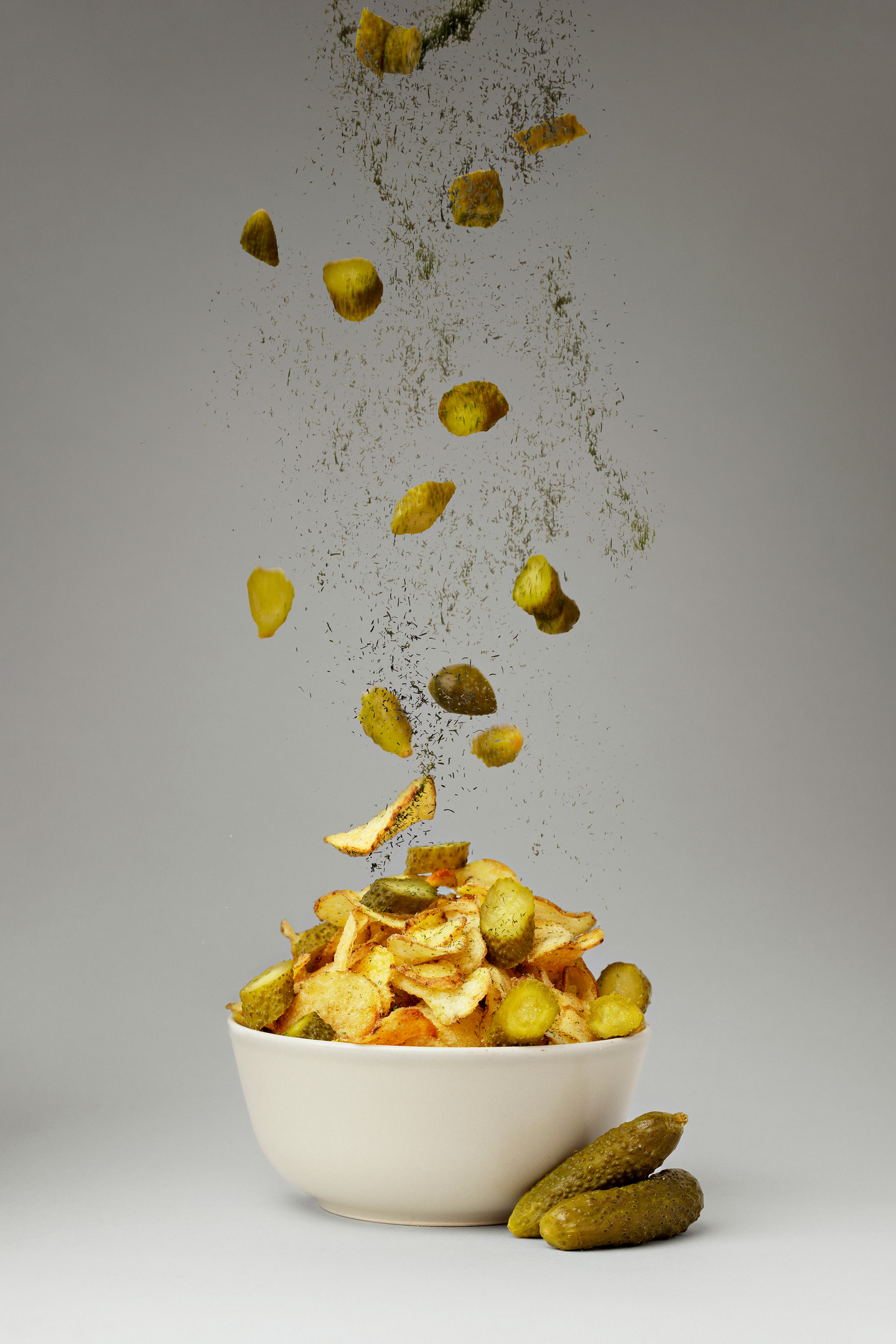 FjordChips Dill Pickle perunalastut tilli ja suolakurkku 150g