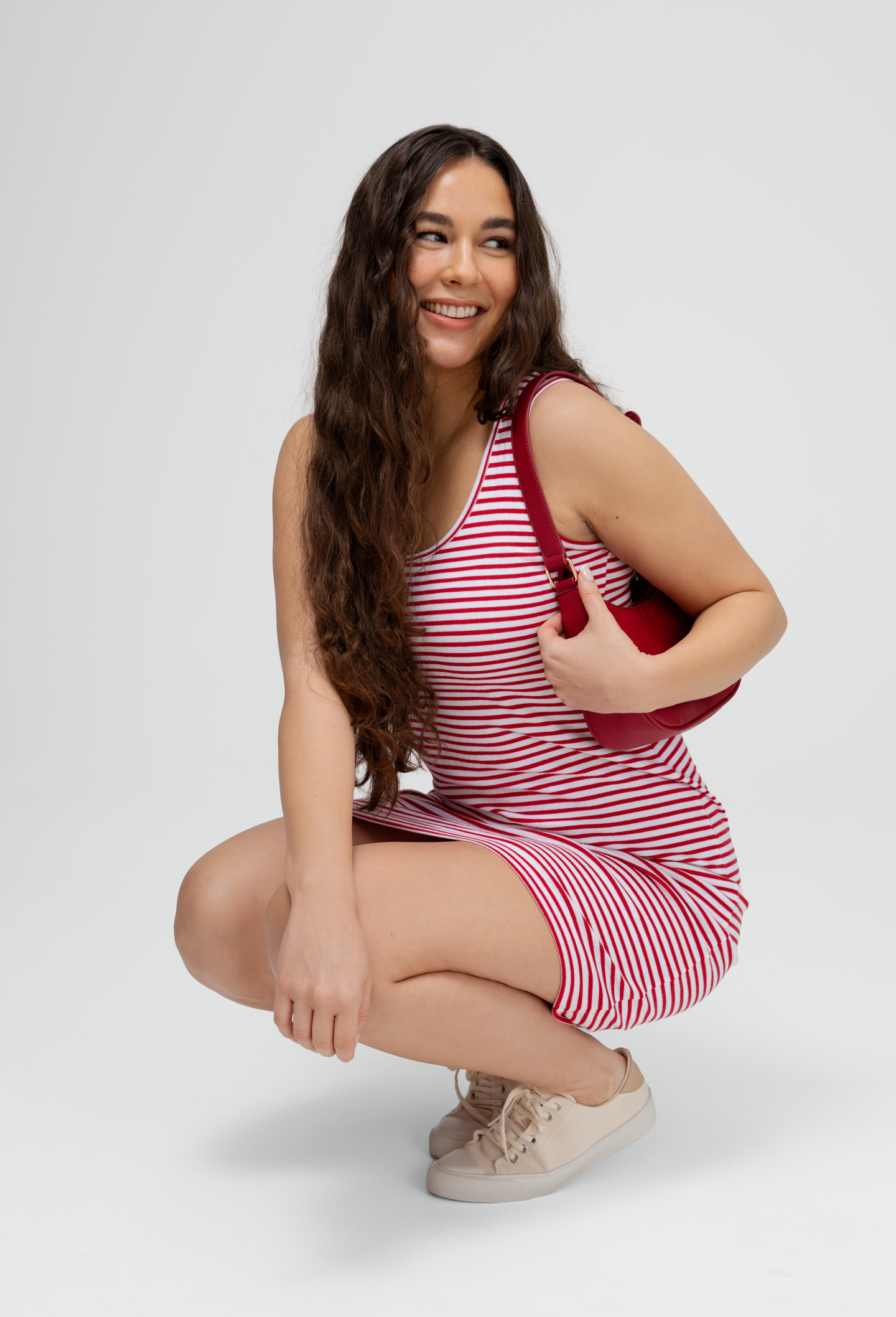 Finnwear C057 raidallinen mekko
