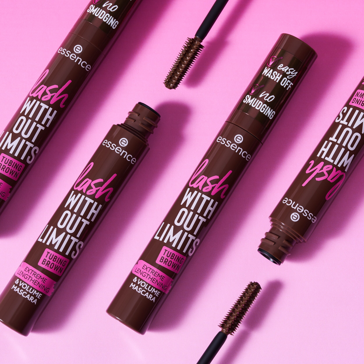 Essence Lash Without Limits Tubing Extreme Lengthening & Volume mascara 05 Brown Tubing