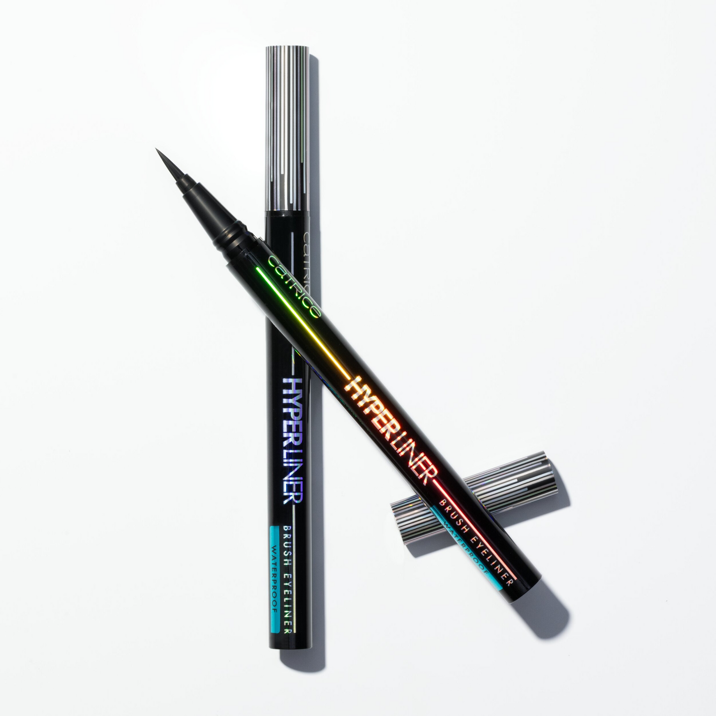 Catrice Hyper Liner Brush vedenkestävä eyeliner 010 Ever Black