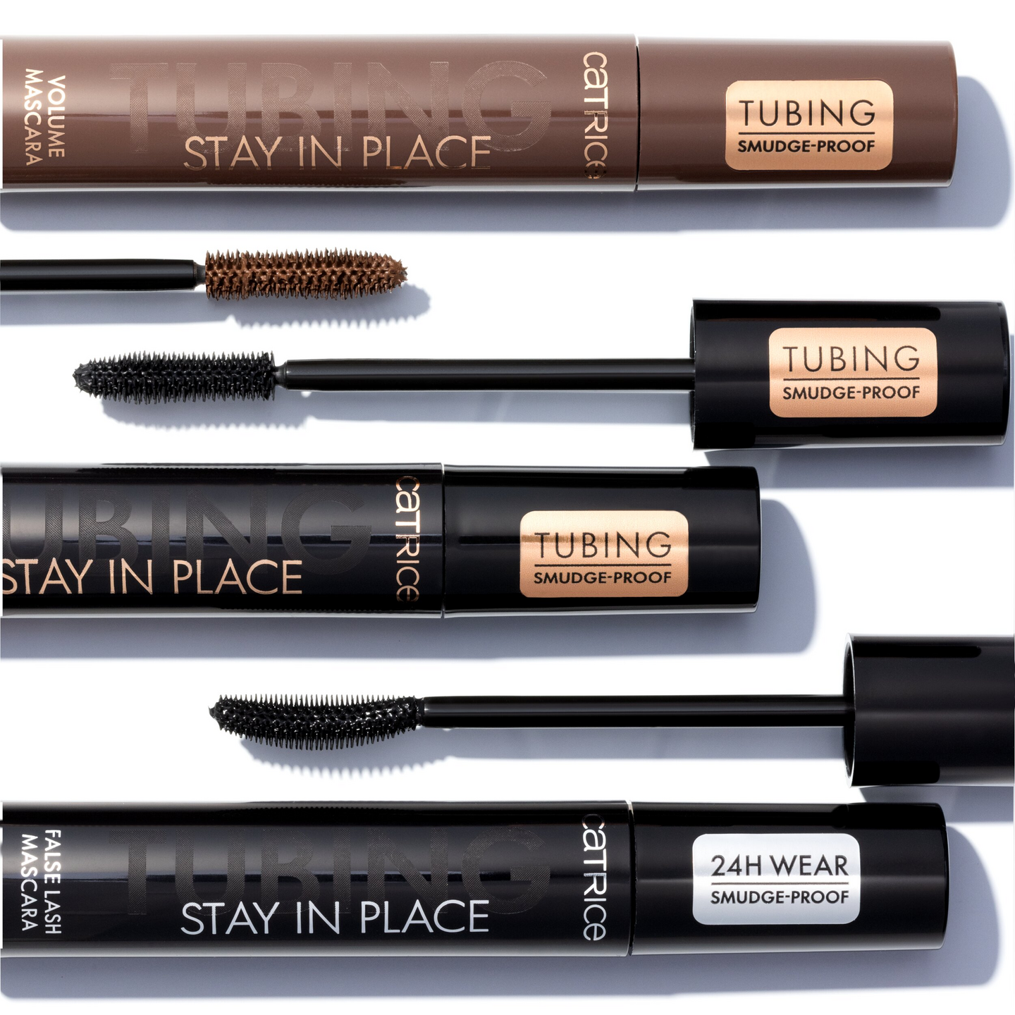 Catrice Tubing Stay In Place volume mascara 020 Panda-Proof Brown
