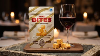 Jukolan Juusto Aito Cheddar Bites 50 g pakastekuivattu cheddarjuusto