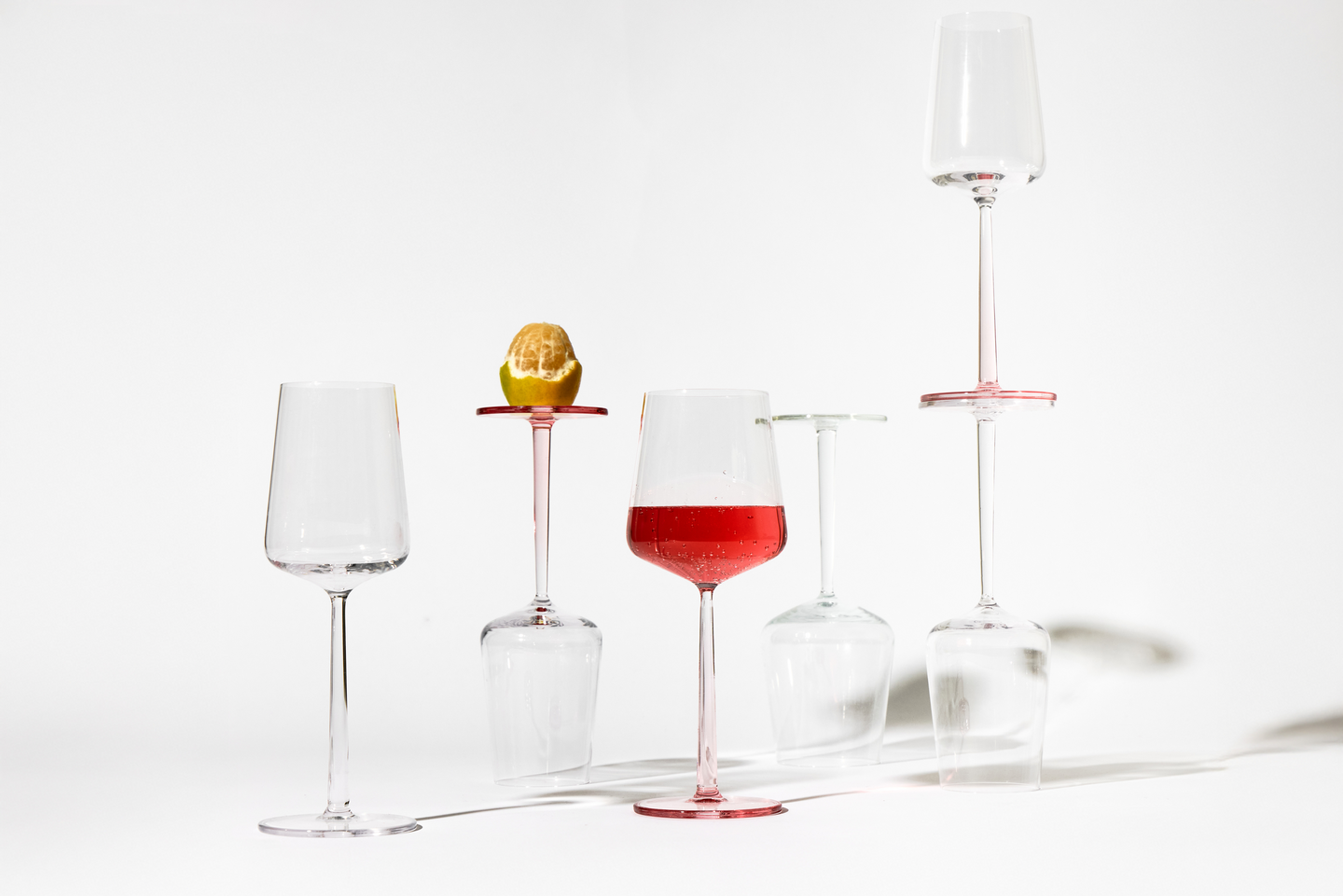 Iittala Essence valkoviinilasi 33 cl 2 kpl ruusu