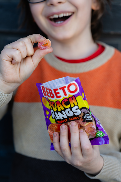 Bebeto Peach Rings makeispussi 80g
