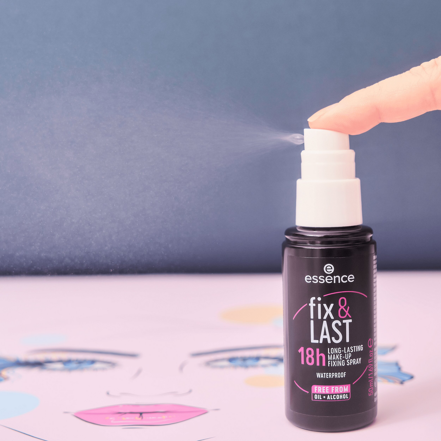 Essence Fix & Last 18h long-lasting meikinkiinnityssuihke 50ml