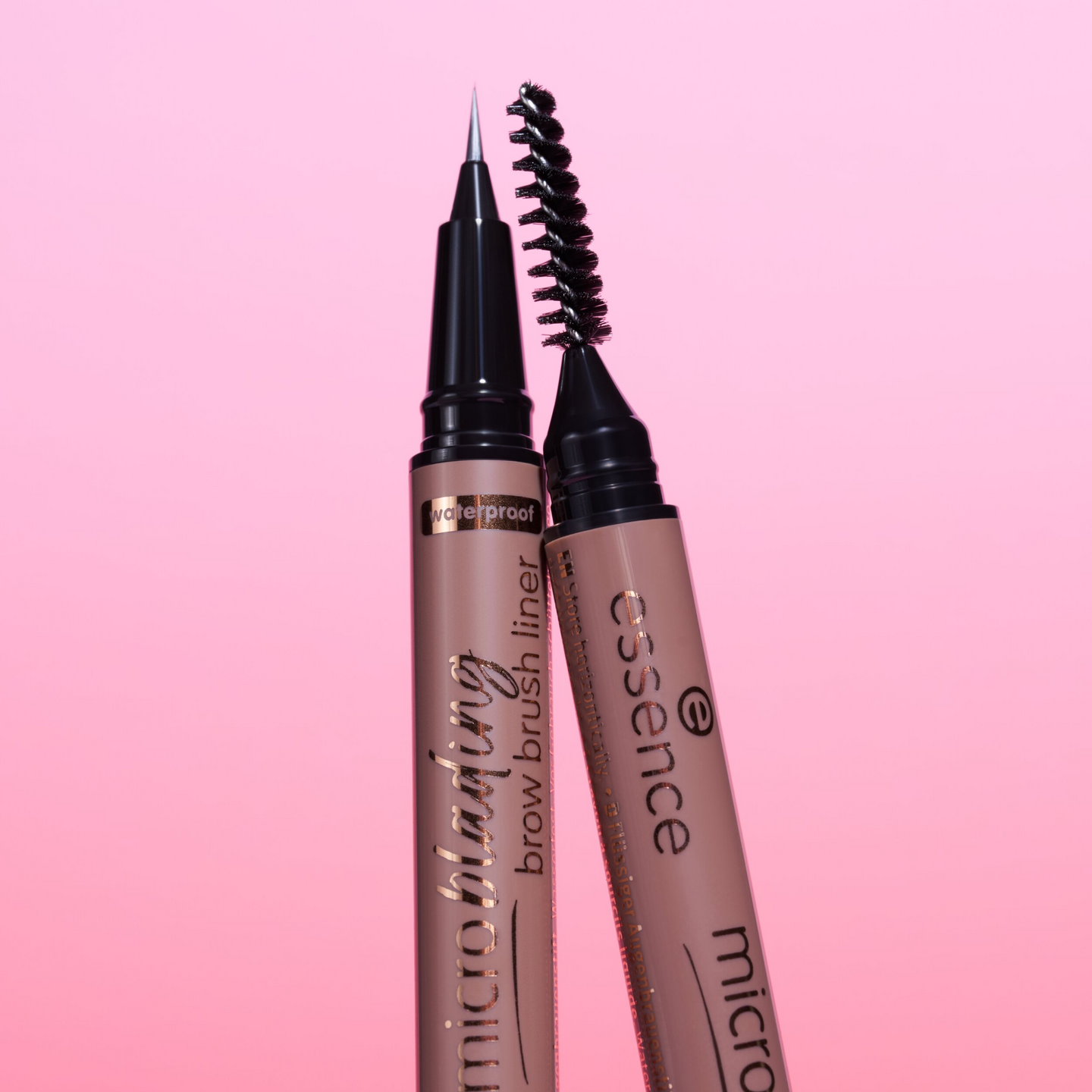 Essence Microblading brow brush liner kulmakynä 02 Light Brown