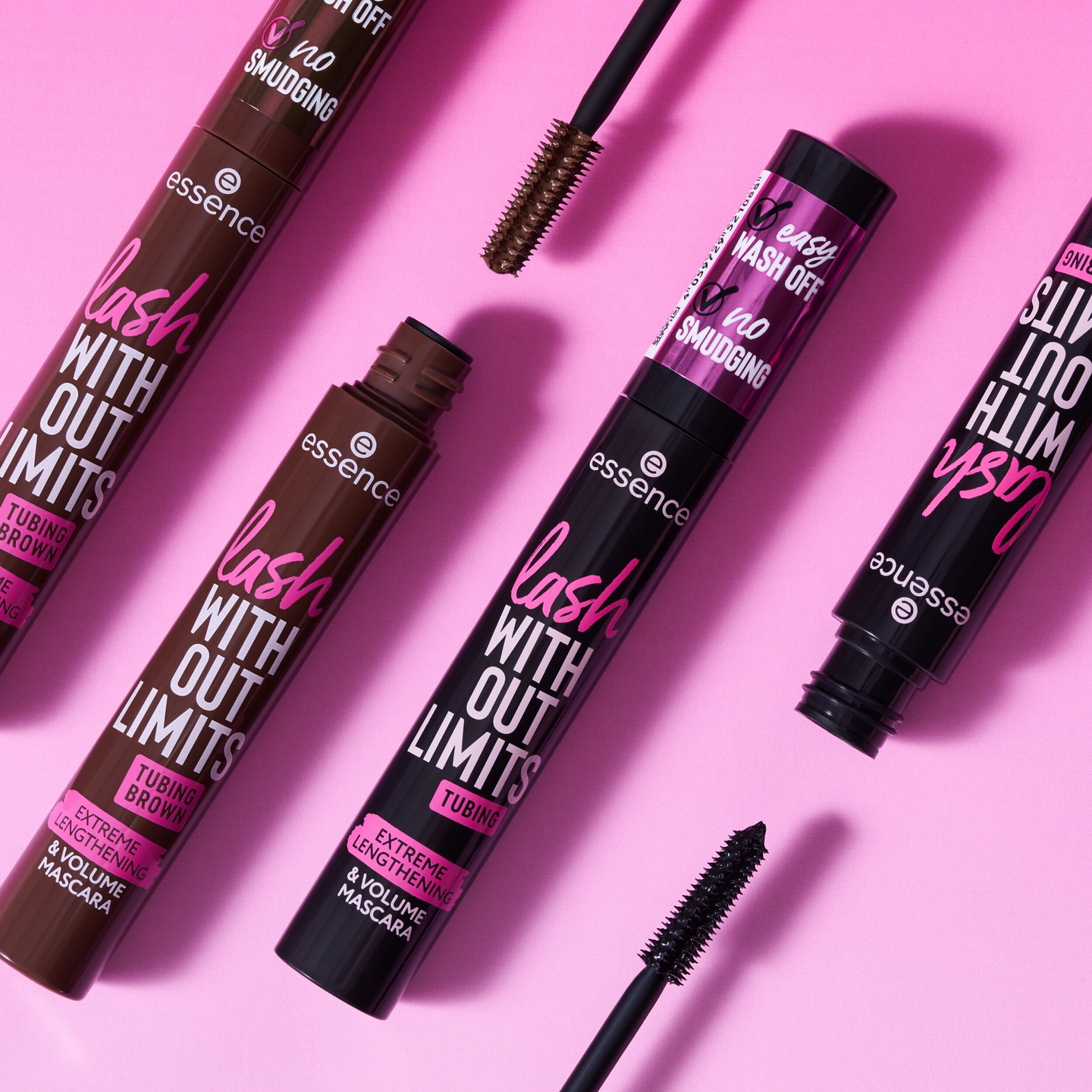 Essence Lash Without Limits Tubing Extreme Lengthening & Volume mascara 05 Brown Tubing