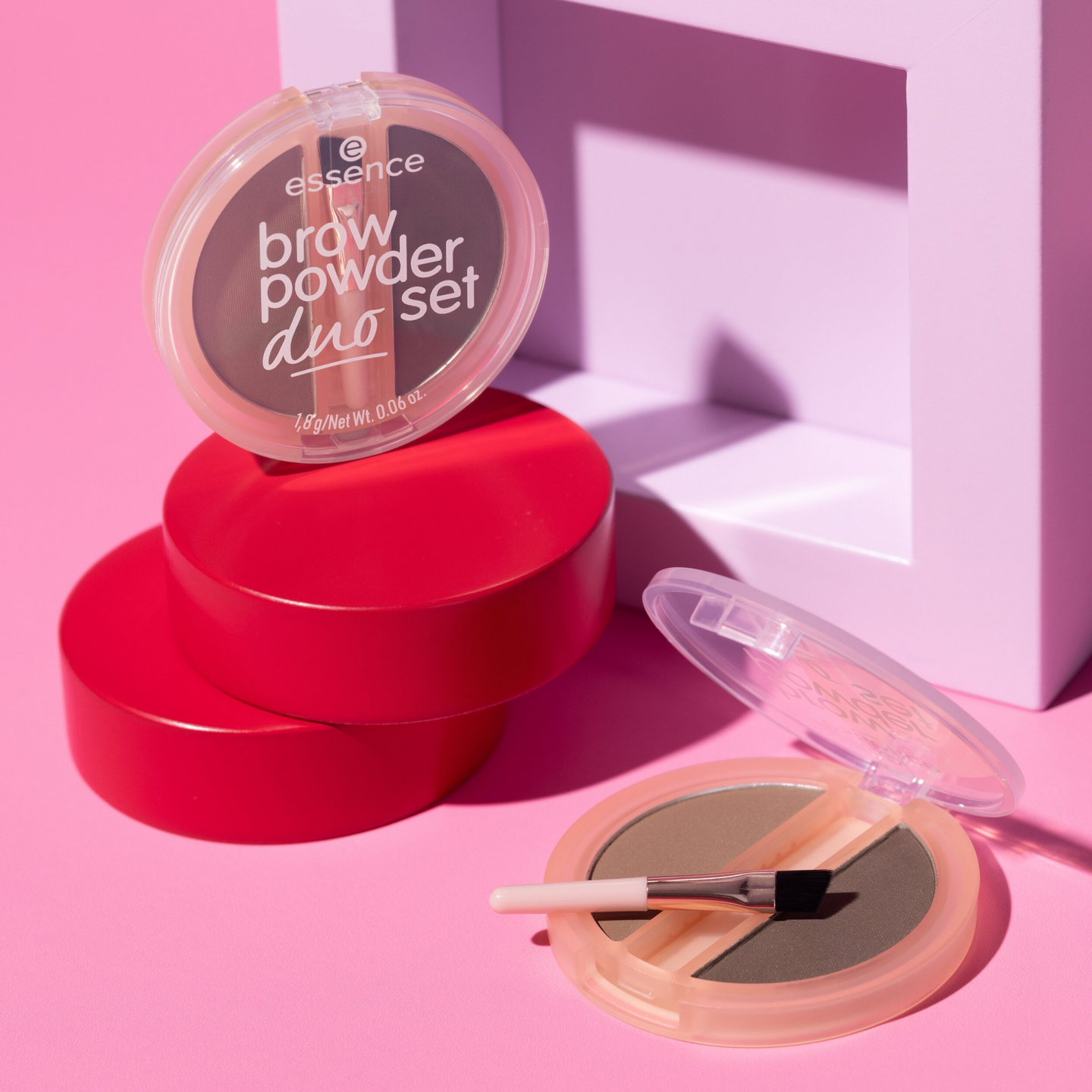 Essence brow powder duo set kulmaväri 02 Medium
