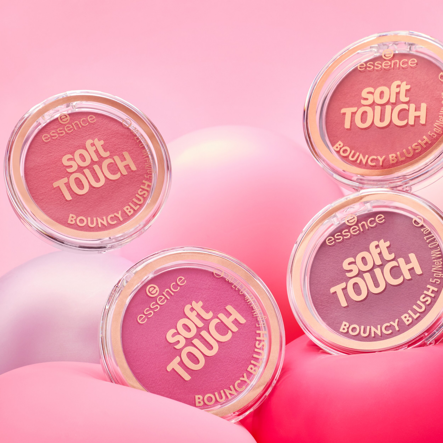 Essence Soft Touch bouncy blush poskipuna 40 roses in berry