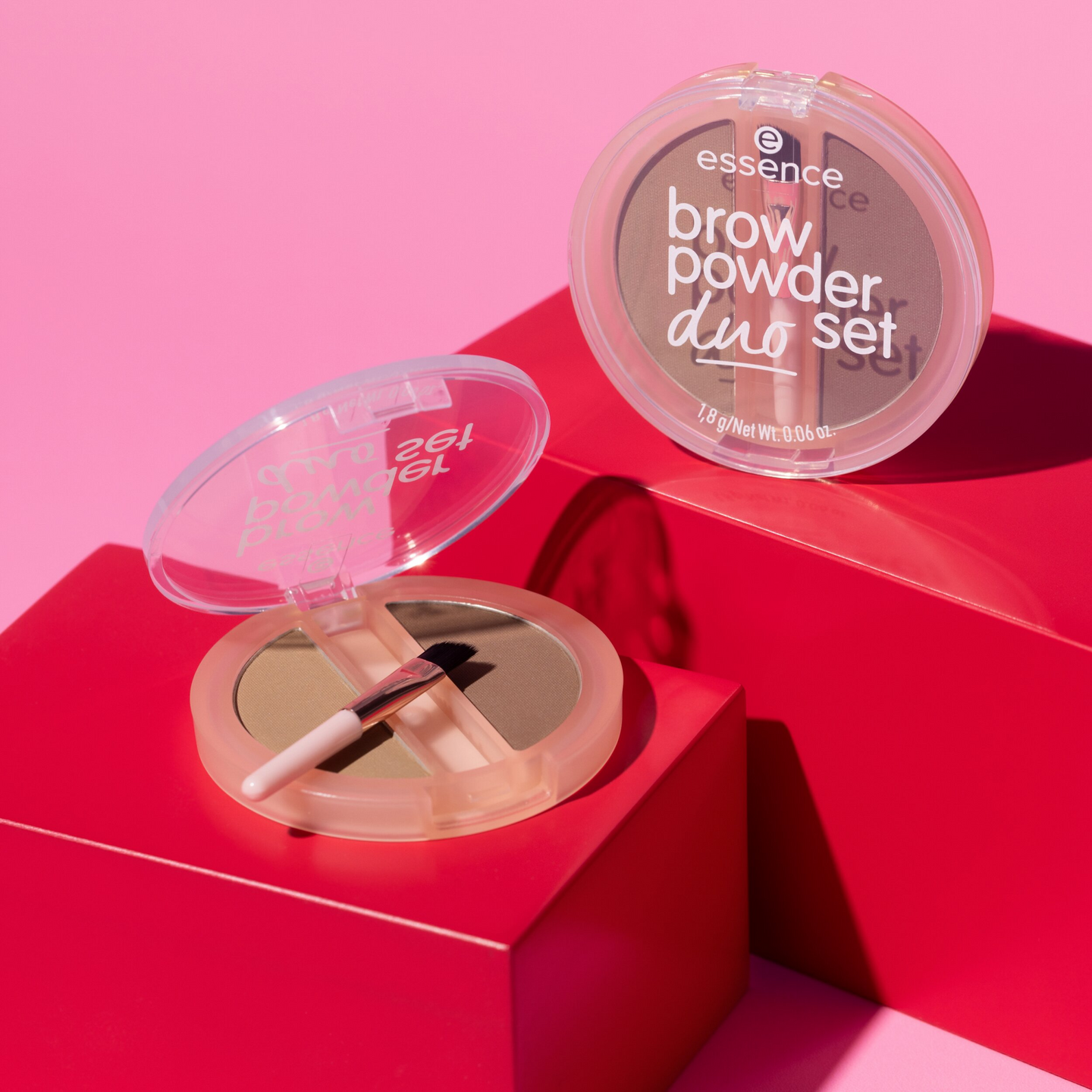 Essence brow powder duo set kulmaväri 01 Light