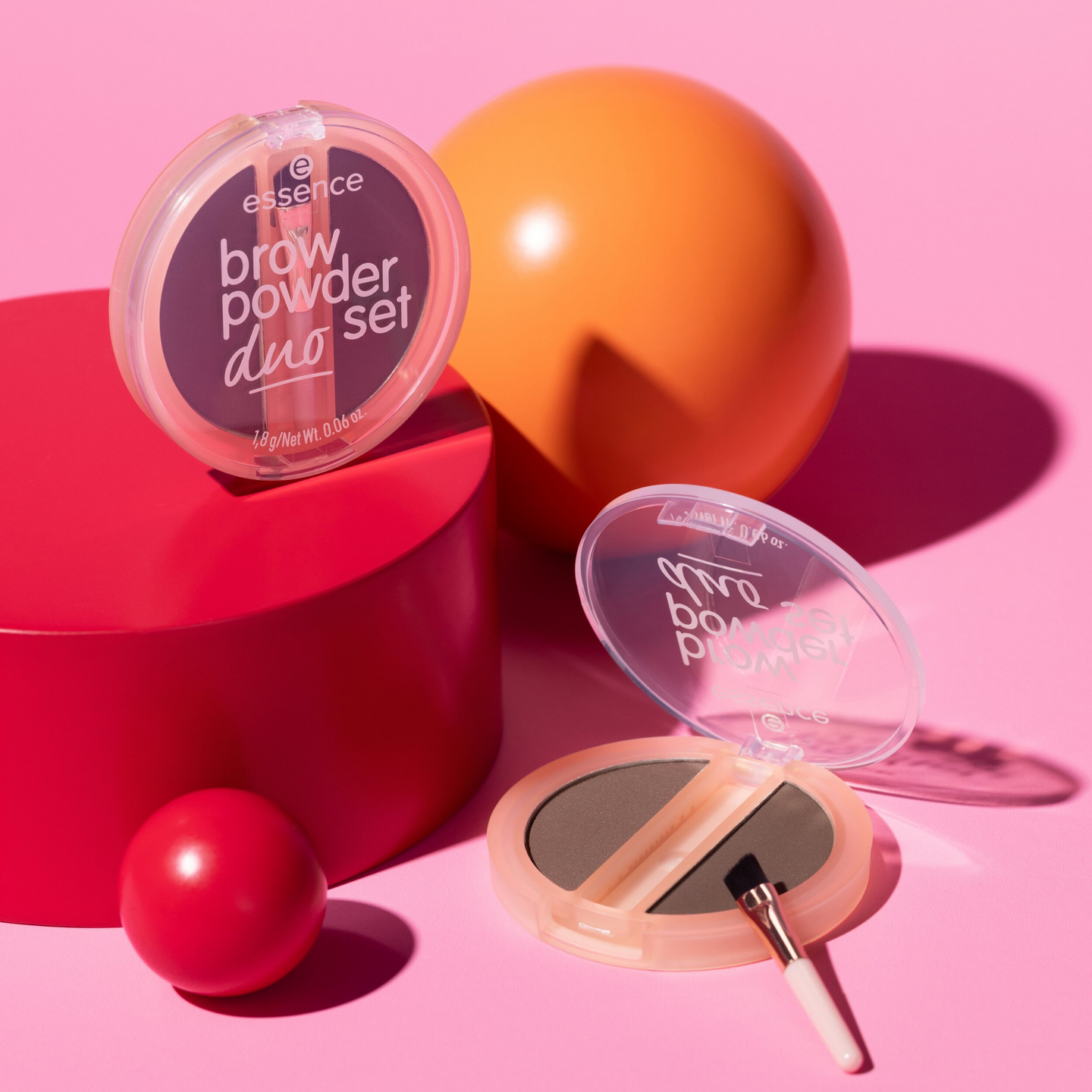 Essence brow powder duo set kulmaväri 03 Dark