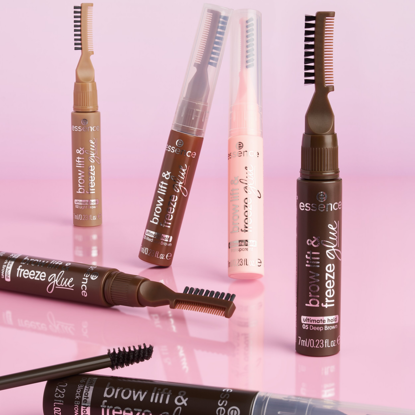 Essence brow lift & freeze glue kulmakarvageeli 01 Clear Control