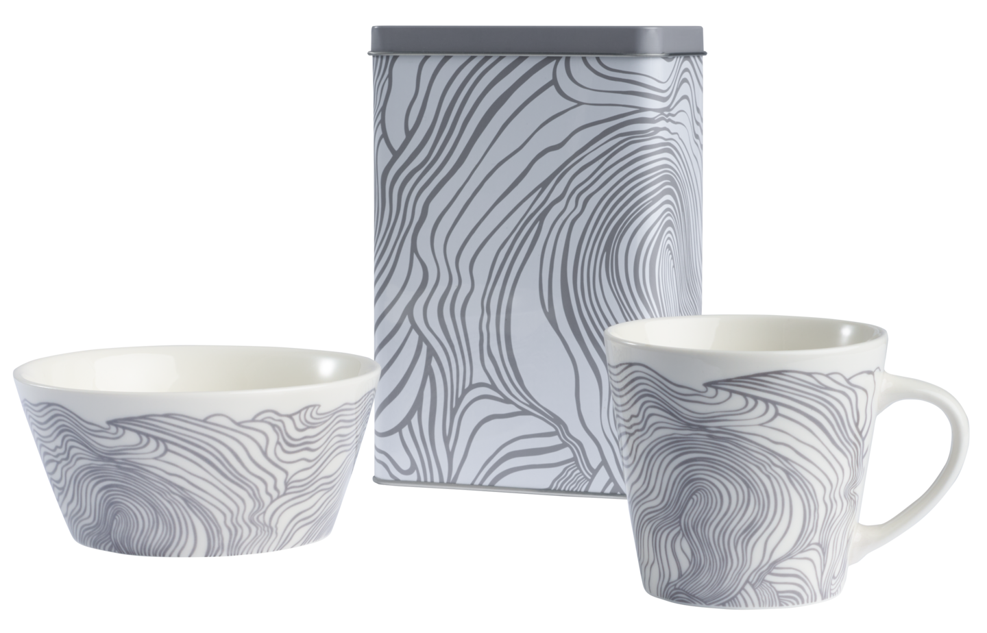 myhome kahvipurkki Luoto harmaa