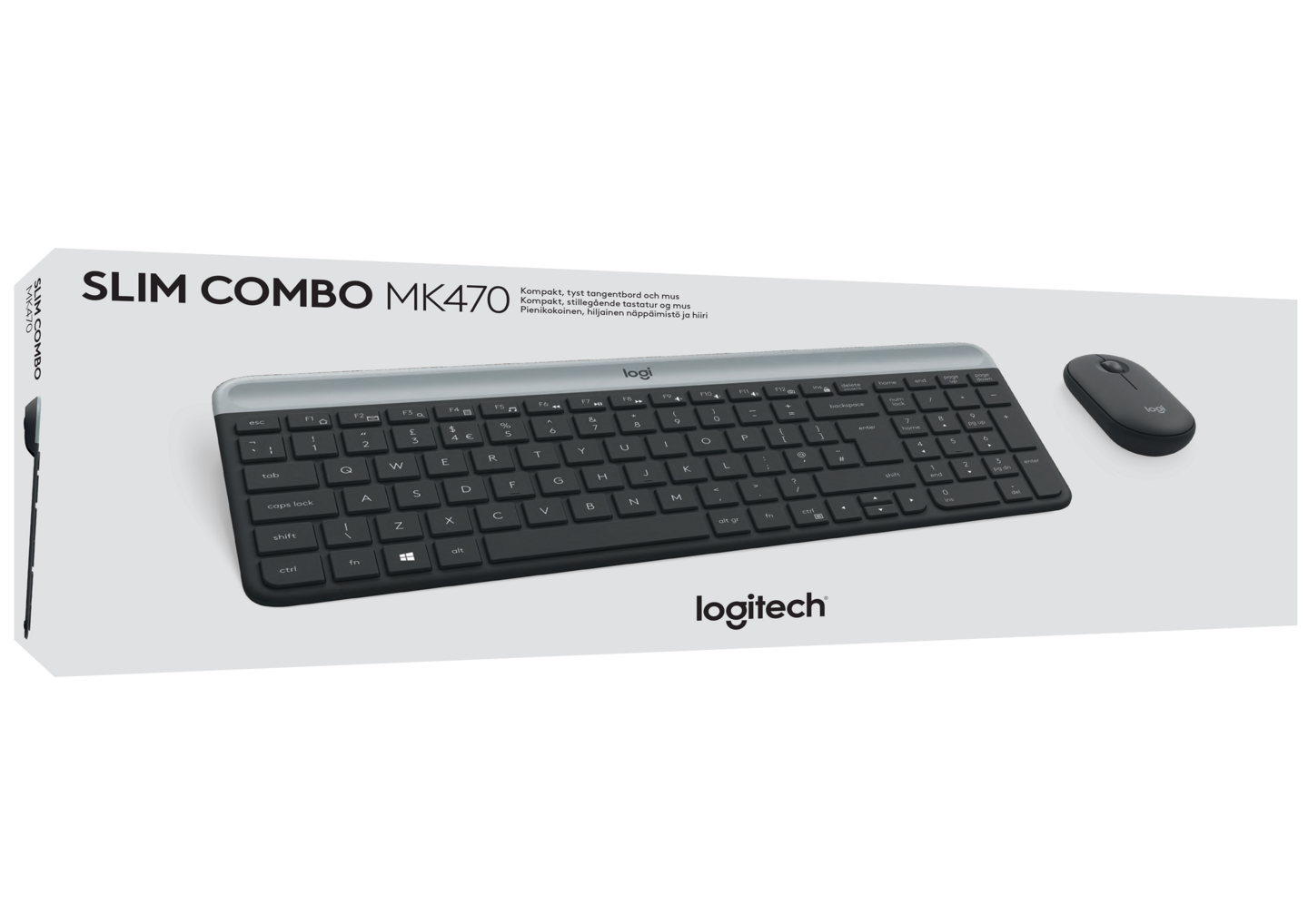 Logitech MK470 Slim -langaton näppäimistö ja hiiri