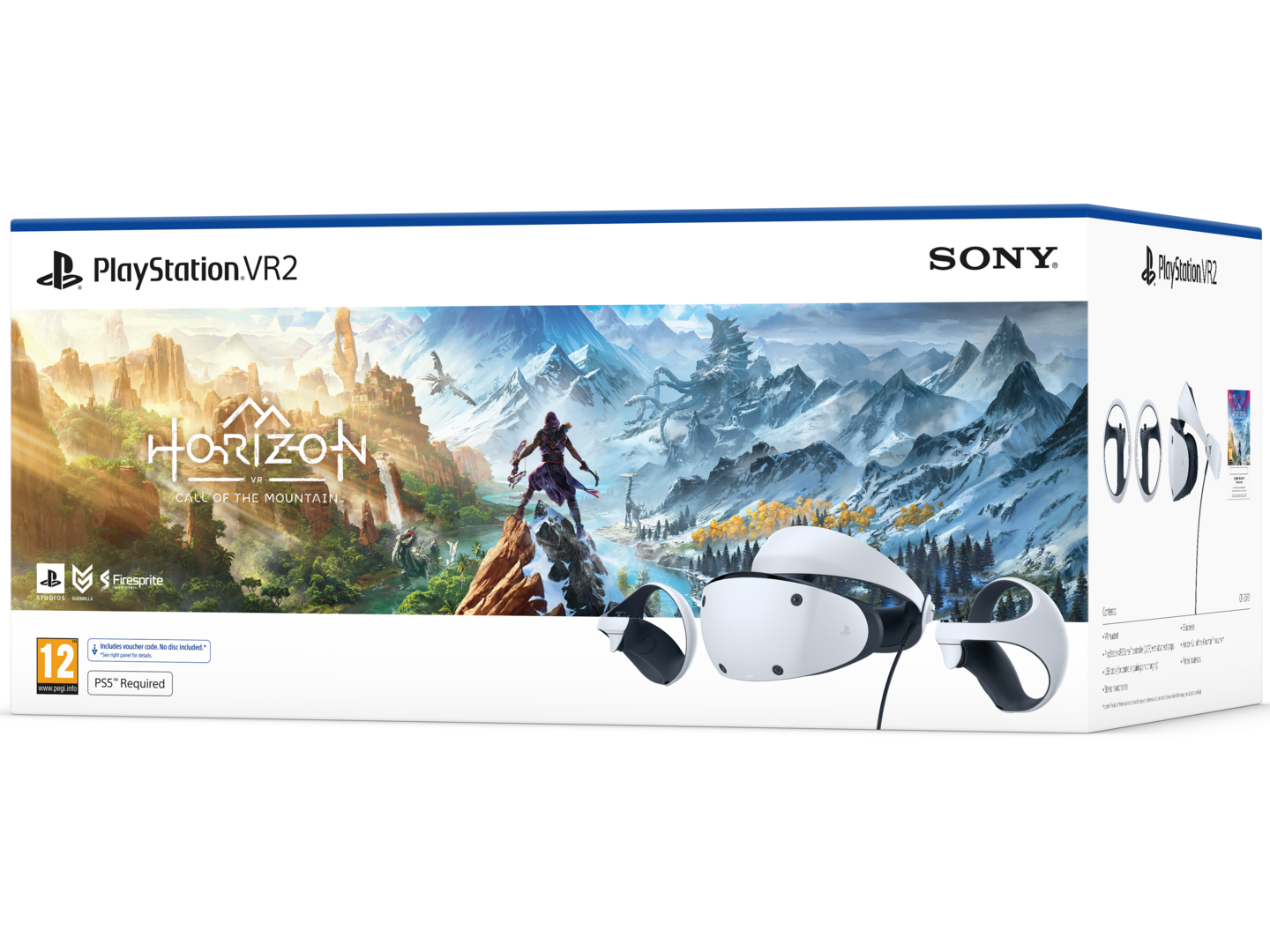 Sony PlayStation VR2 virtuaalilasit + Horizon: Call of the Mountain -peli