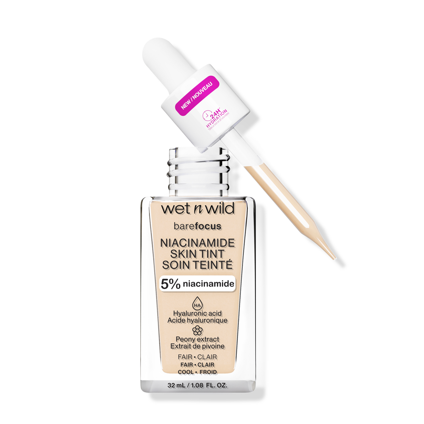 Wet n Wild Bare Focus Niacinamide Skin Tint Fair meikkivoide 32 ml