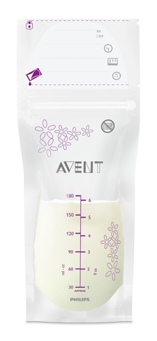 Philips Avent Rintamaidon säilytyspussi 180ml 25kpl