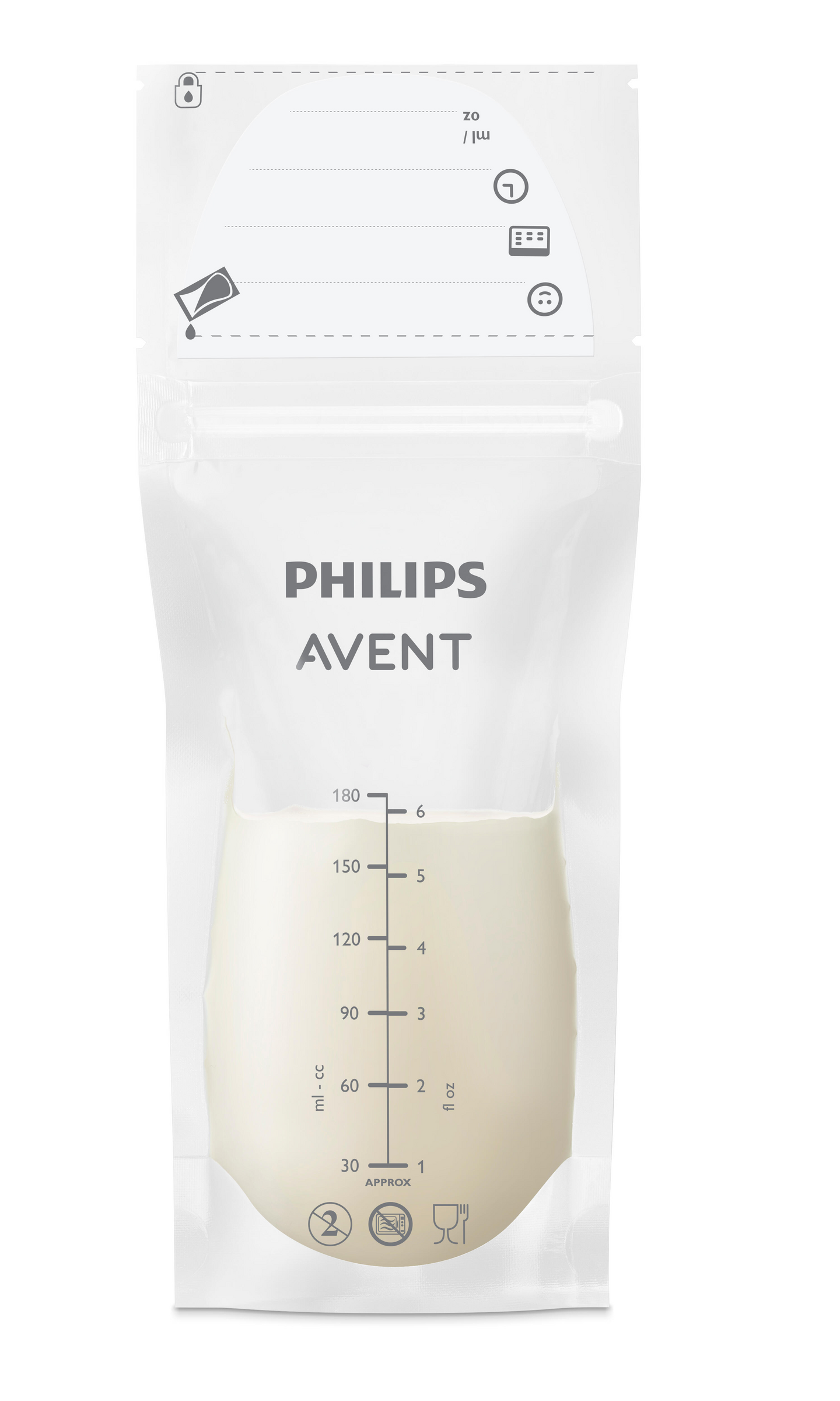 Philips Avent Rintamaidon säilytyspussi 180ml 25kpl