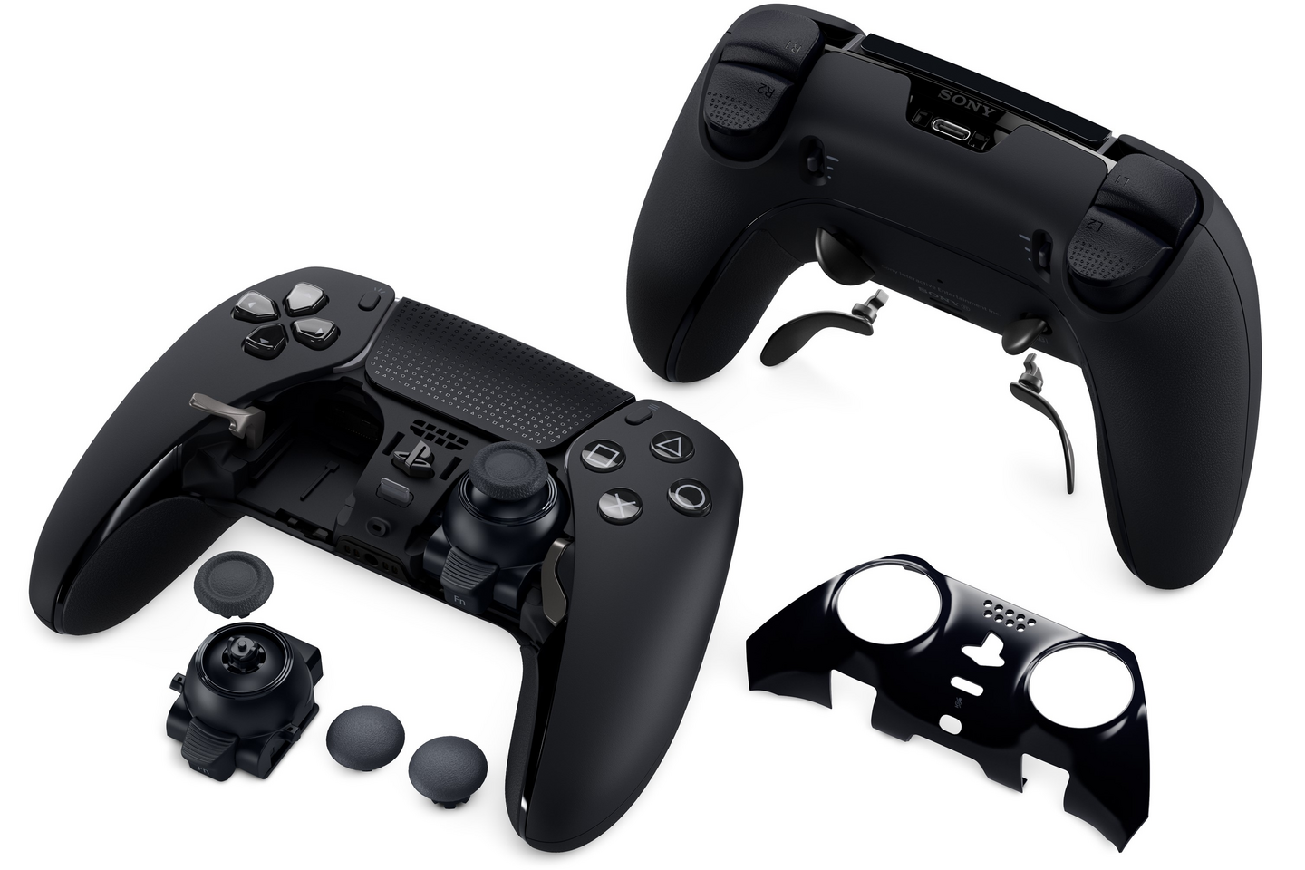 Sony PS5 DualSense Edge V2 Midnight Black -langaton peliohjain