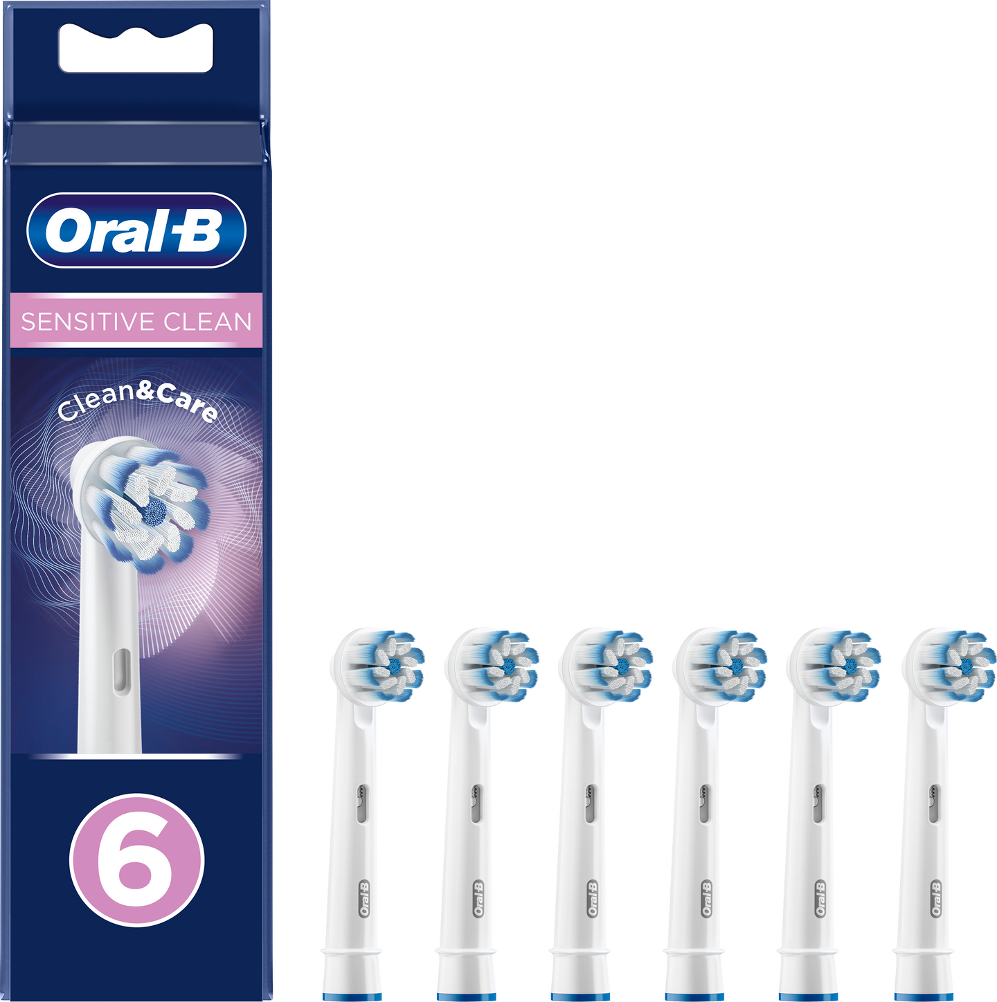 Oral-B Sensitive Clean -vaihtoharja, 6 kpl