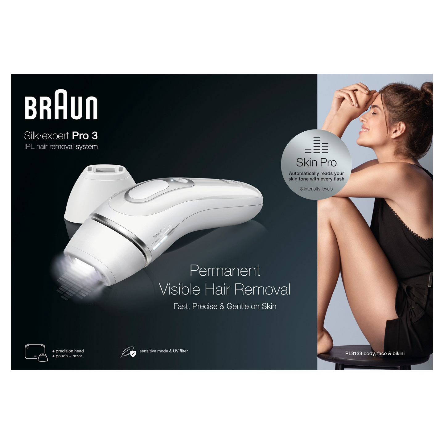 Braun Silk Expert Pro 3 PL3133 -IPL-karvanpoistolaite