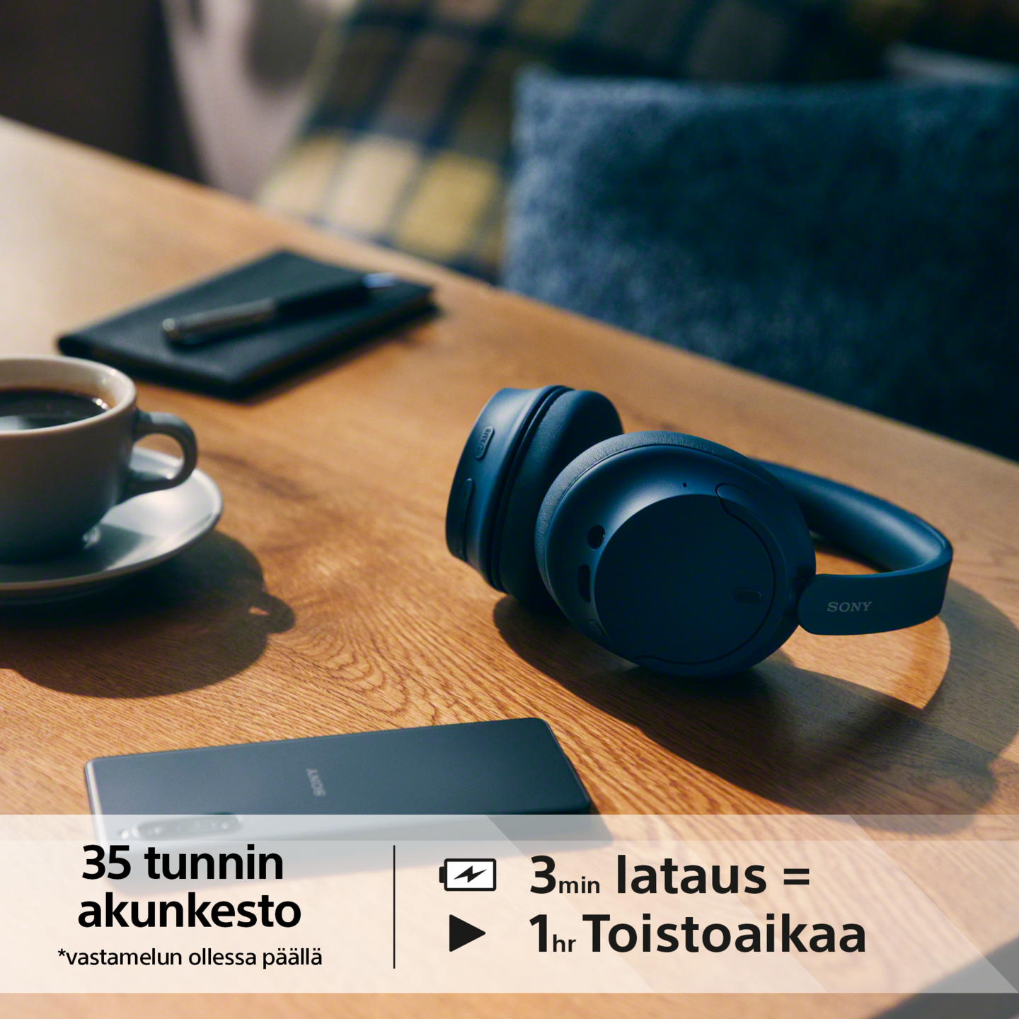 Sony WH-CH720N langattomat vastamelusankakuulokkeet, sininen