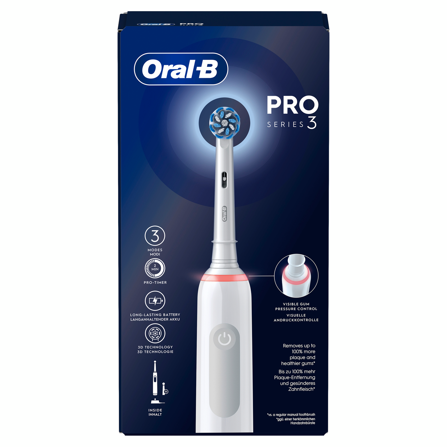 Oral-B Pro Series 3 White -sähköhammasharja