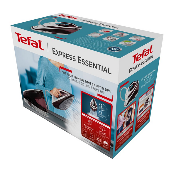 Tefal Express Essential+ SV6120E0 -silityskeskus