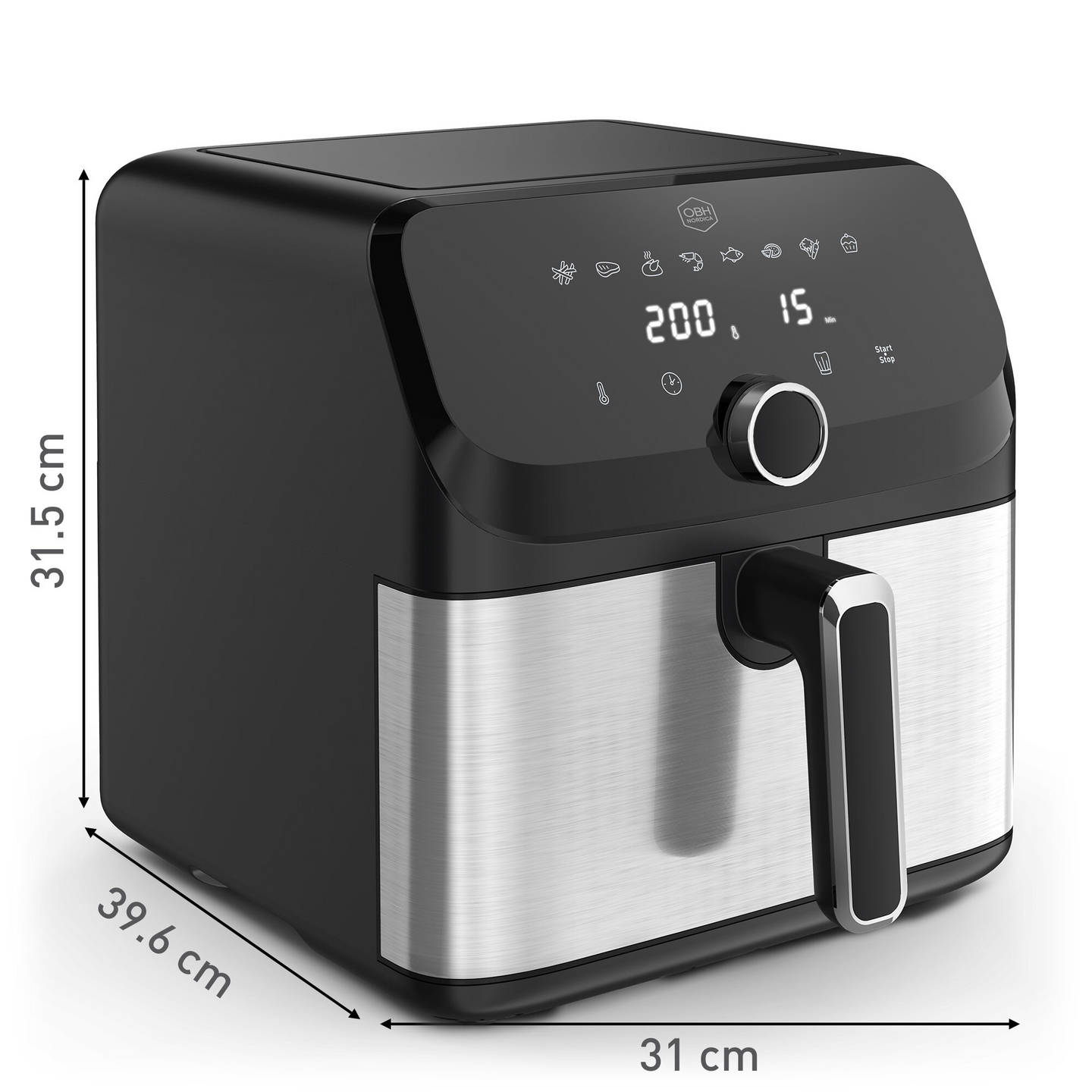 OBH Nordica Easy Fry Mega AG855DS0 -airfryer