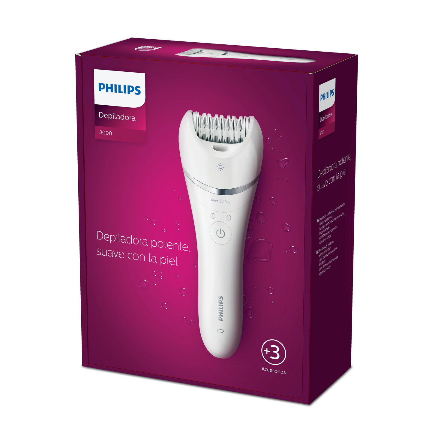 Philips Epilator Series 8000 BRE700/00 -epilaattori