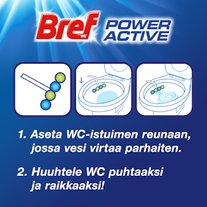 Bref Power Active wc-raikastin 50g Coconut Water