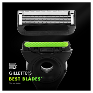 Gillette Labs Exfoliating Razor Silver partahöylä matkakotelolla ja vaihtoterällä