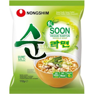 Nongshim pikanuudelit 112g Soon Veggie Ramyun