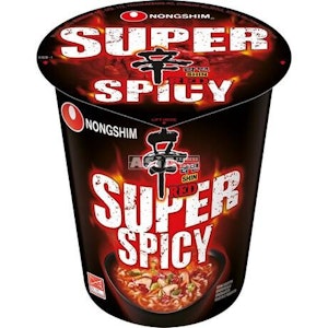 Nongshim Shin Cup 68g Super Spicy  supermausteinen kuppinuudeli