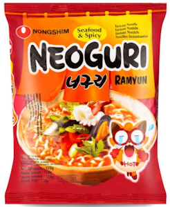 Nongshim Ramyun Neoguri Pikanuudelikeitto Mereneläviä & Mausteinen Maku 120g