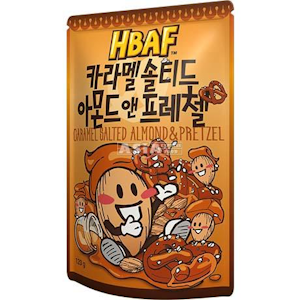 Hbaf Almond-Pretzel 120g Caramel Salted