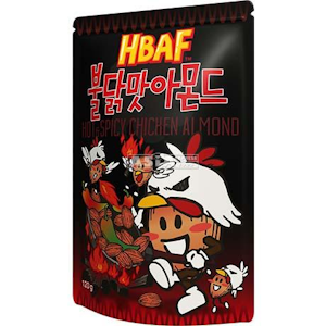 Hbaf Almond 120g Hot & Spicy Chicken Kananmakuinen manteli