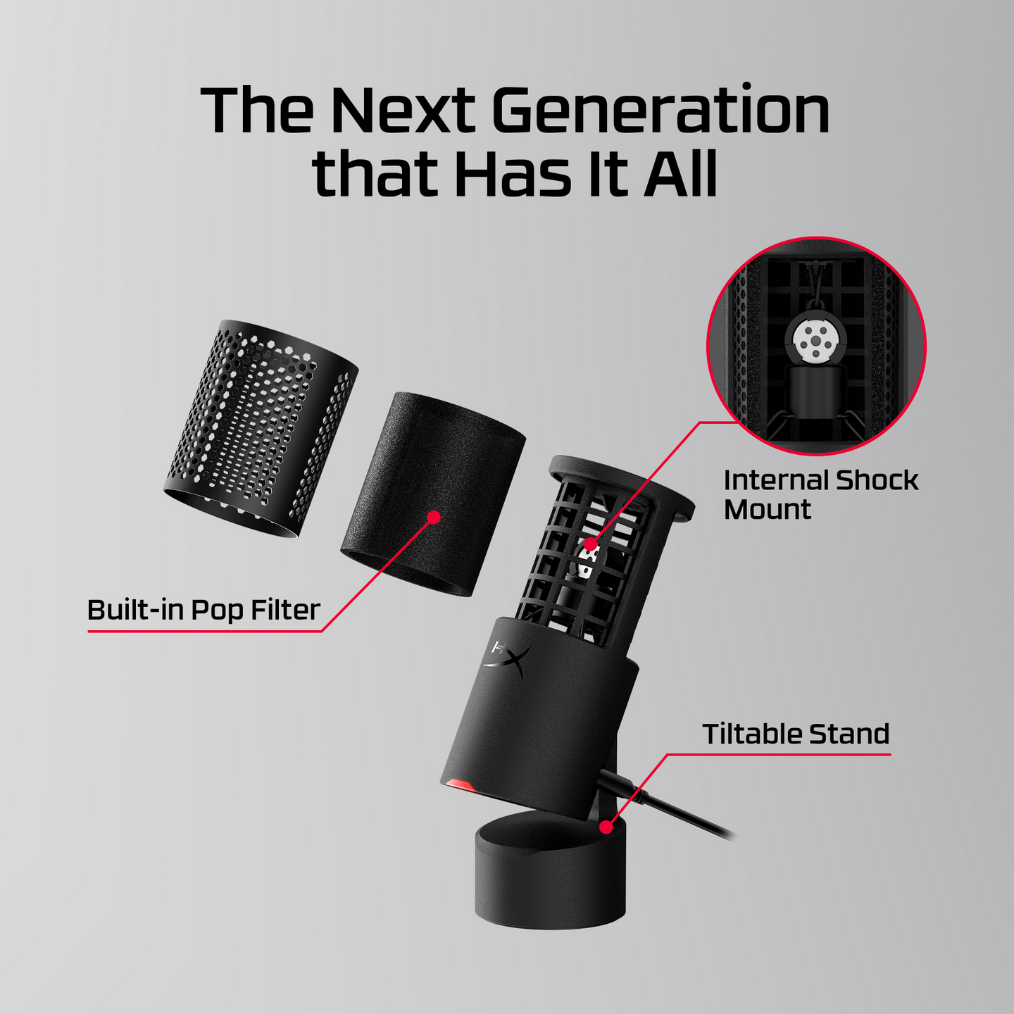 HyperX SoloCast 2 -mikrofoni