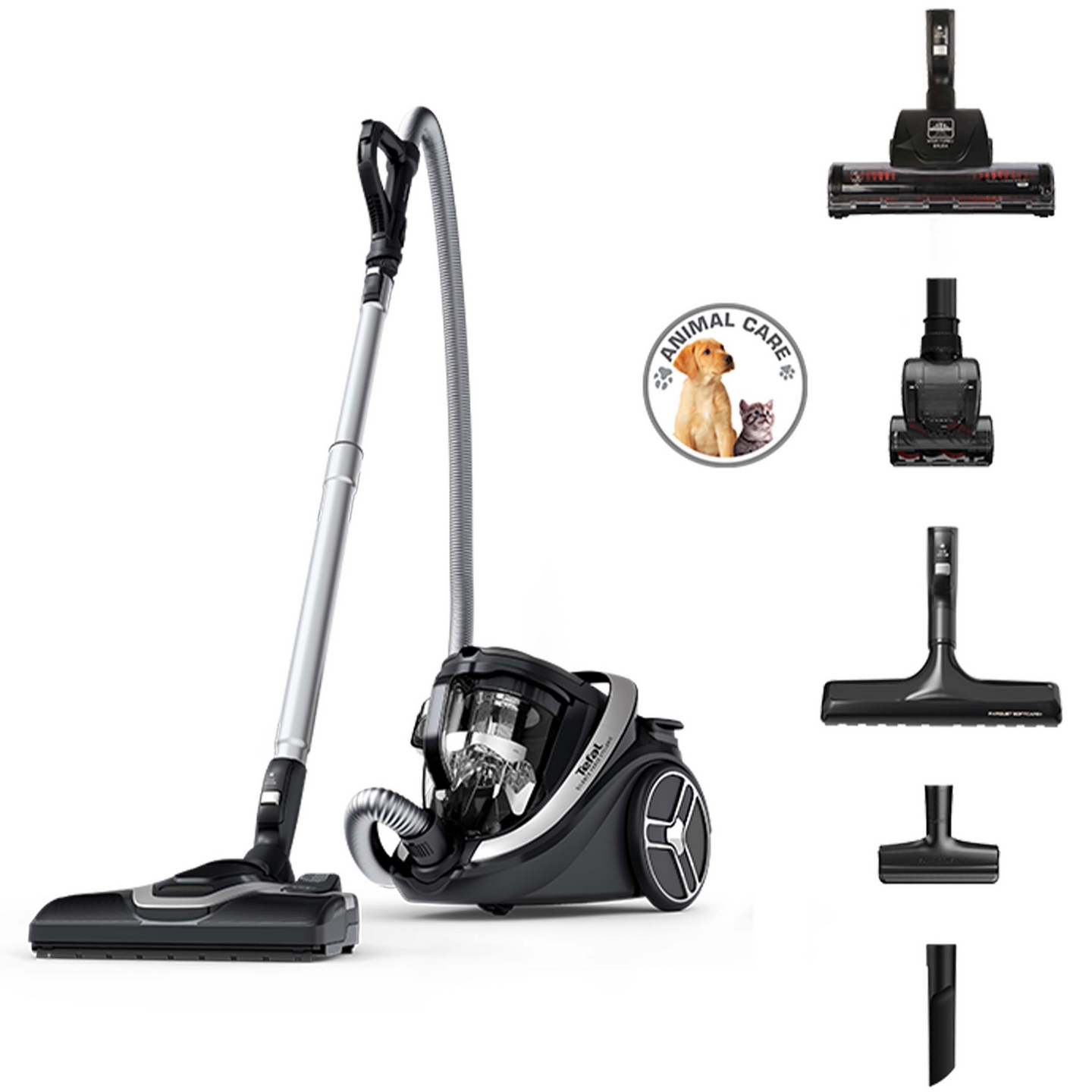 Tefal Silence Force Cyclonic Total Clean TW7976EA -pussiton pölynimuri