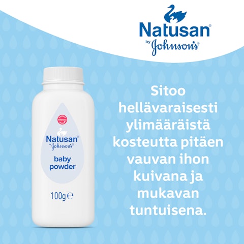 Natusan by Johnson's Baby Powder talkki 100g