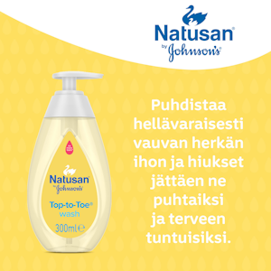 Natusan by Johnson's Top-to-toe pesuneste 300ml