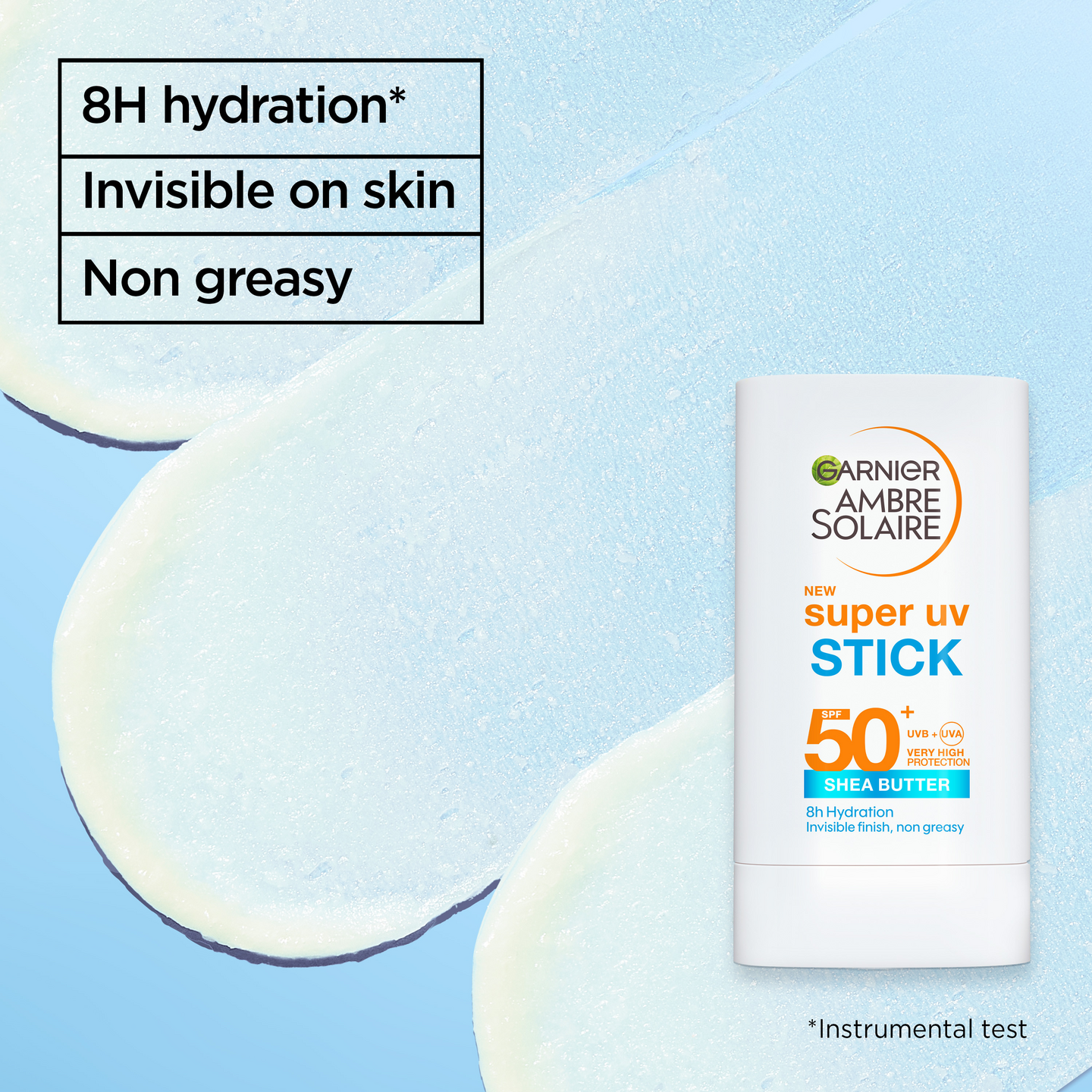 Garnier Ambre Solaire Super UV aurinkosuojapuikko SPF50 normaalille iholle 18 ml