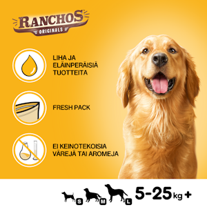 Pedigree Ranchos 70g härkä