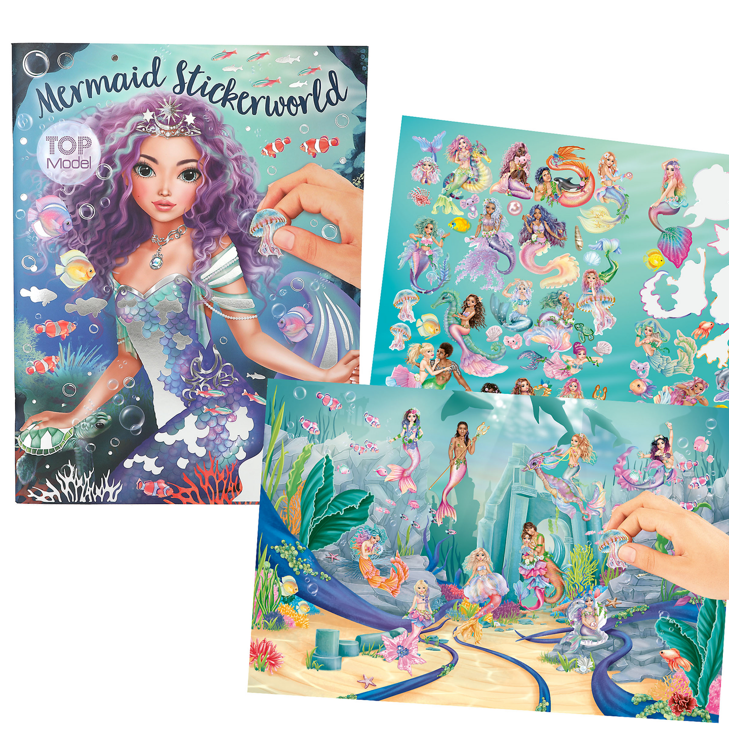 TOPModel Metallic Stickerworld MERMAID