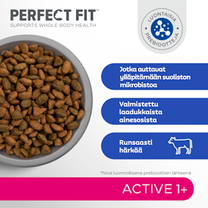 Perfect Fit Adult Active 1+ härkä 750g